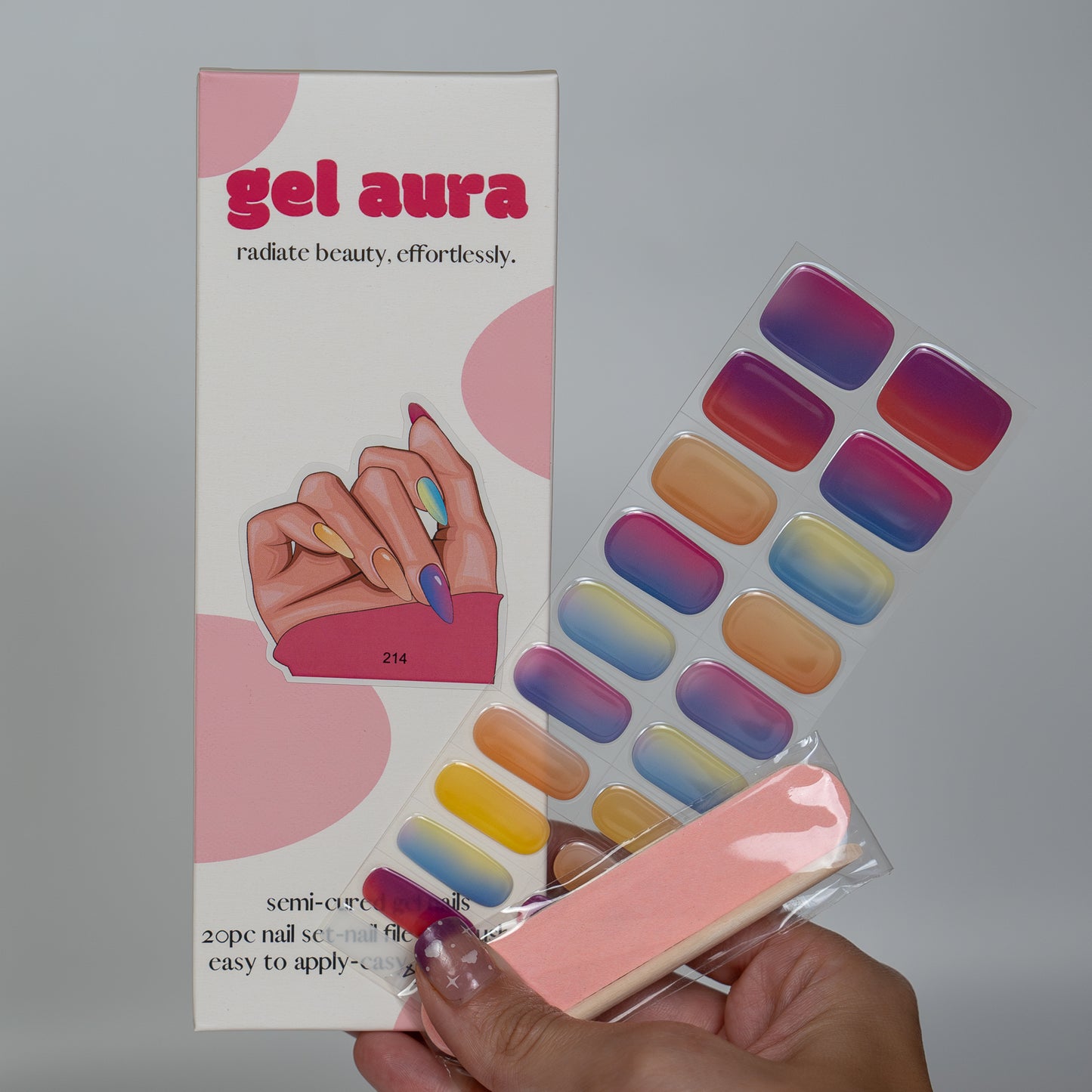 Gel Aura Gel Sticker Pack