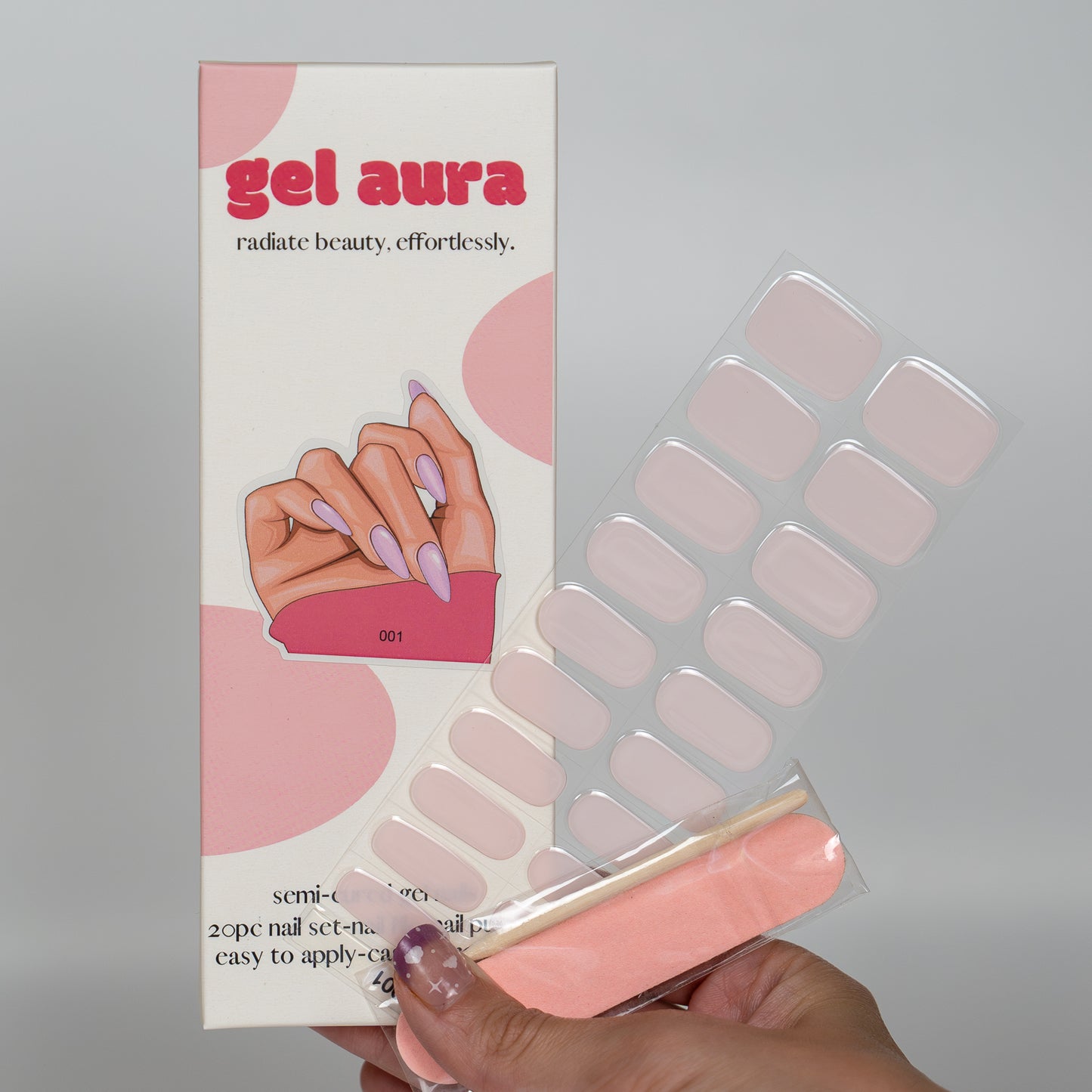 Gel Aura Gel Sticker Pack